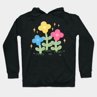 Pansexual Pride Flowers Hoodie